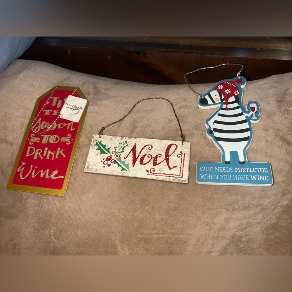 Primitive By Kathy metal and wooden decorations brand new with tags